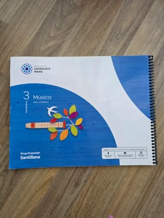 Libro Música 3º Primaria Nou Acords