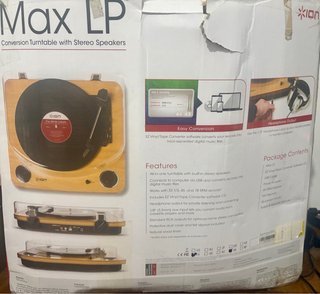 Tocadiscos Ion Max LP