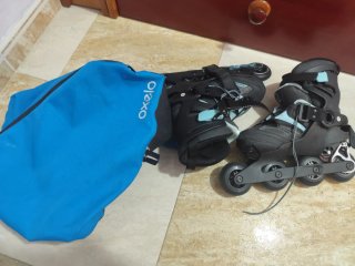 Patines Oxelo Negros y Azules