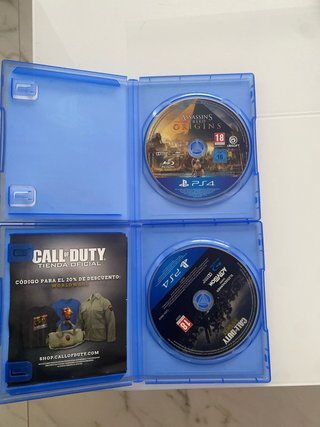 PS4 Slim 500GB Negra+2 Juegos +2 Mandos Dualshock