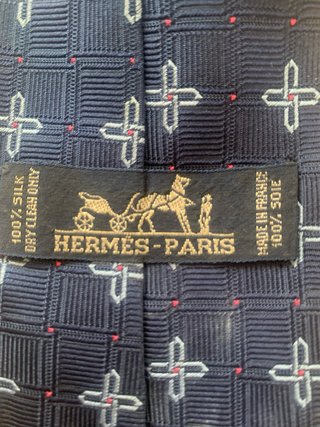 Corbata Hermes Azul