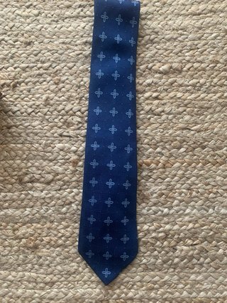 Corbata Hermes Azul