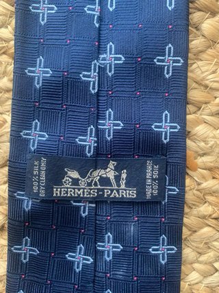 Corbata Hermes Azul