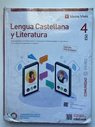 Lengua castellana y literatura, 4 ESO
