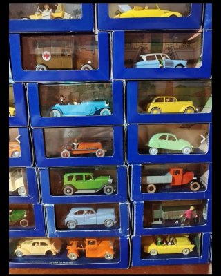Collezione modellini auto Tintin