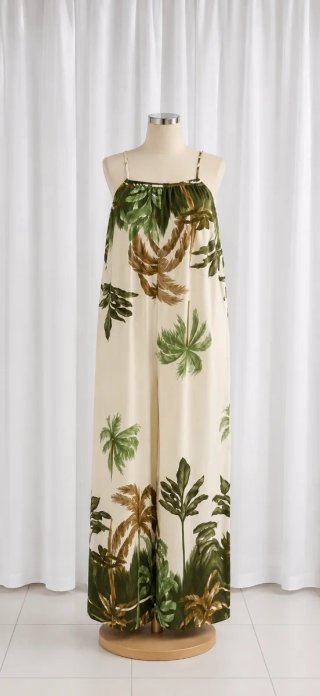 Mono estampado palmeras talla XXL