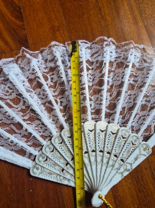 Ventaglio in tulle con custodia 20 pezzi