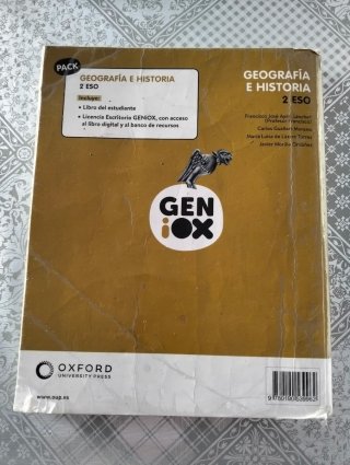 Geografía e historia, 2 ESO, Geniox
