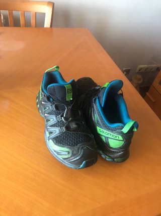 Zapatillas Salomon Negro/Verde