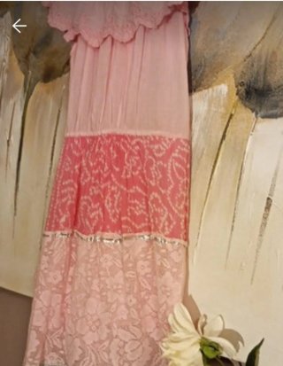 Vestido boho ibicenco con volantes