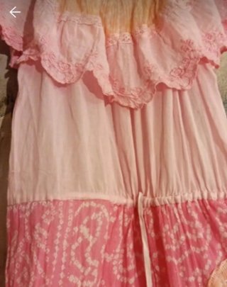 Vestido boho ibicenco con volantes