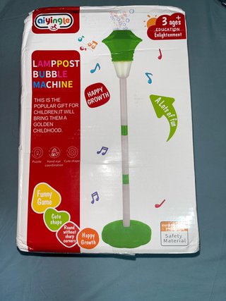Máquina de burbujas Lamppost