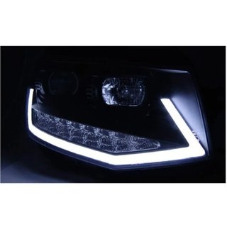 Faros Volkswagen T6 LED Fondo Negro