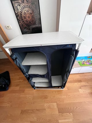 Mueble Armario Camping Plegable Gran Almacenaje