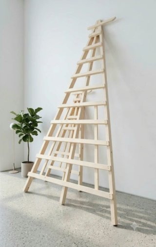 Escalera de madera