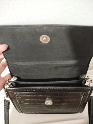 Bolso Bershka Negro Fiesta con Correa