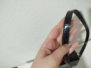 Bolso Bershka Negro Fiesta con Correa