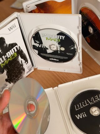 Pack 4 juegos Wii: Call of Duty, NFS, Driver