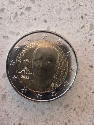 Moneda 2 Euros Monaco 2025