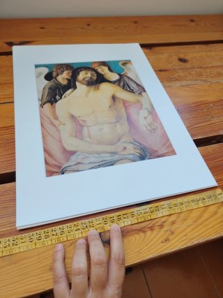 Lámina Cristo y Ángeles Giovanni Bellini