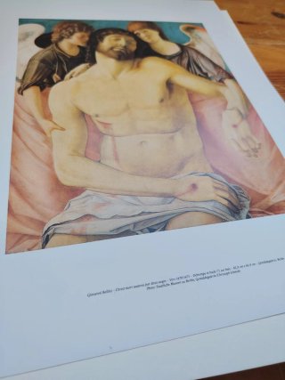 Lámina Cristo y Ángeles Giovanni Bellini
