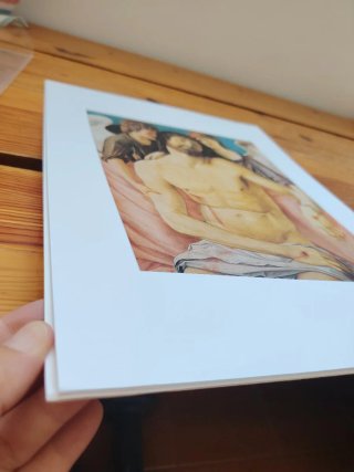 Lámina Cristo y Ángeles Giovanni Bellini
