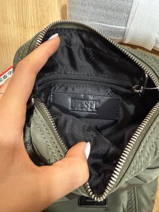 Borsa a tracolla Diesel unisex verde militare
