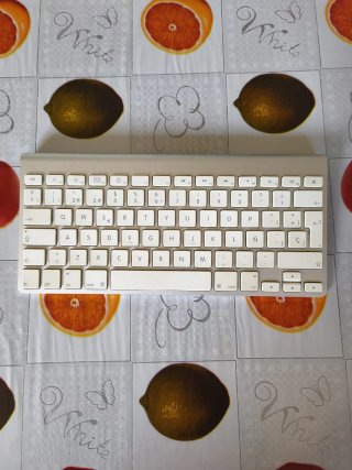 Teclado Apple iMac Plata/Blanco