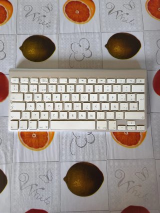 Teclado Apple iMac Plata/Blanco