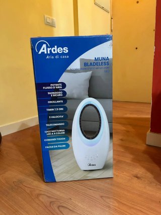 Ventilador de pie Ardes blanco