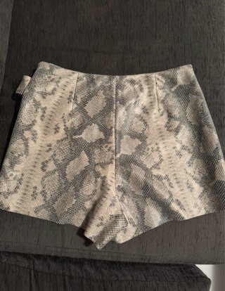 Falda pantalón Zara efecto piel serpiente