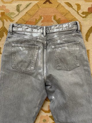 Pantalón vaquero plateado