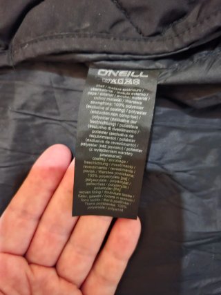 Chaqueta O'Neill acolchada negra