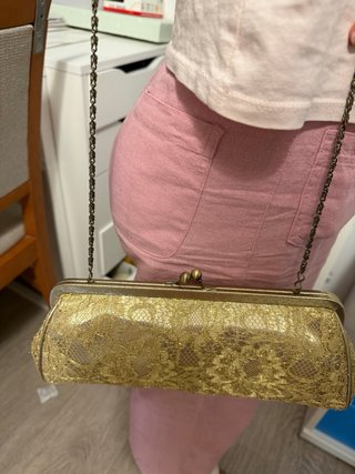 Bolso de fiesta dorado