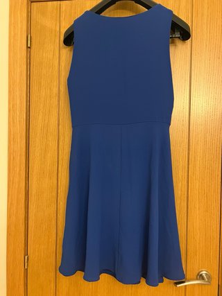 Vestido fiesta azul corto