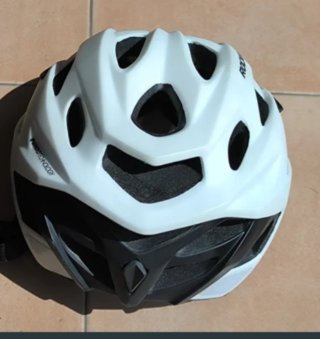 Casco Bicicleta Rockrider MTB 500 bianco