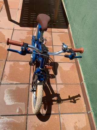 Bicicleta B-twin Alu City 16 Azul