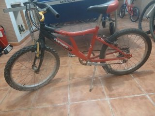 Bicicleta roja TOPBIKE