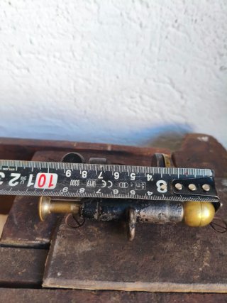 Pinza antigua de fotógrafo