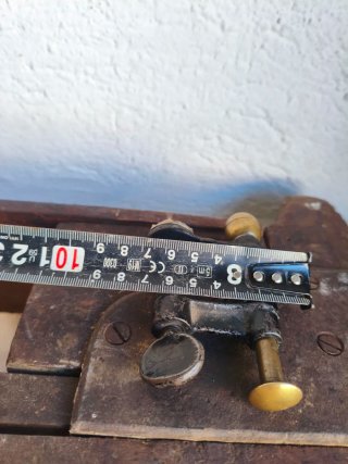 Pinza antigua de fotógrafo