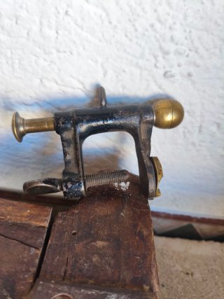 Pinza antigua de fotógrafo