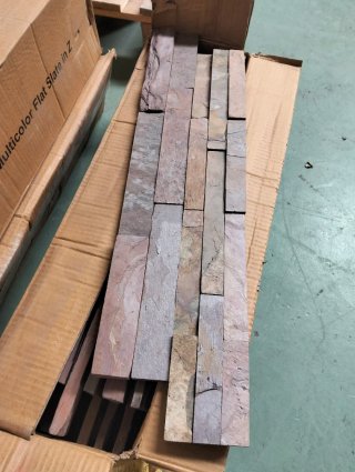 Piedra Natural Laja Multicolor 55x15 cm