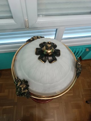 Lámpara de mesa Imperio estilo Art Decó