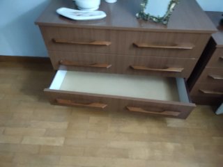 Cómoda de madera 3 cajones