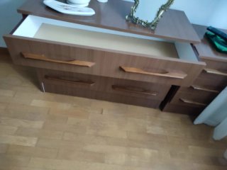 Cómoda de madera 3 cajones