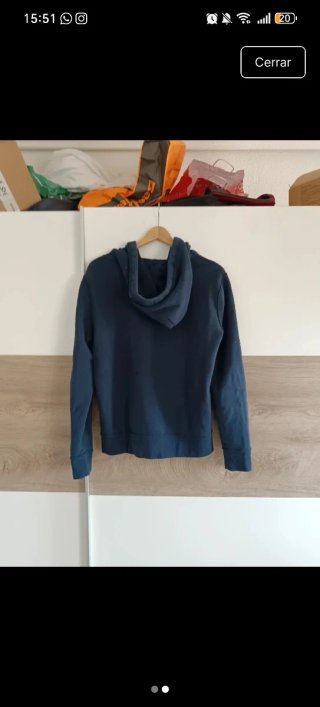 Sudadera Hollister Azul con Cremallera
