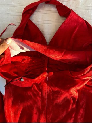 Vestido Rojo Zara Talla L