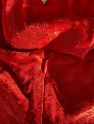 Vestido Rojo Zara Talla L