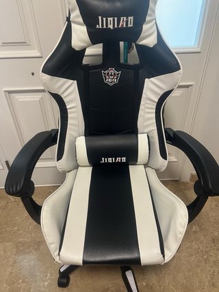 Silla Gamer JIQIAO Negra y Blanca