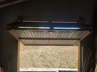 Puerta de garaje galvanizada